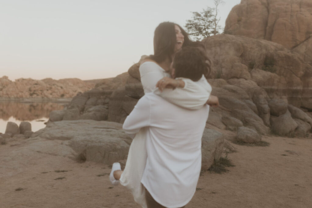 Film Inspired Engagement Photos