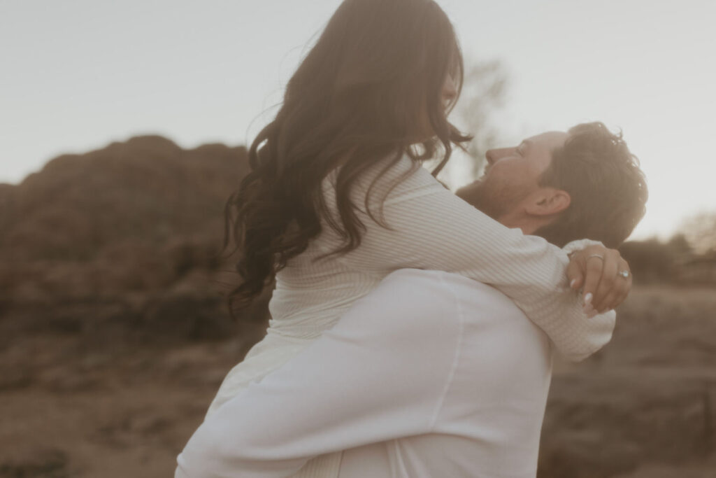 Film Inspired Engagement Photos